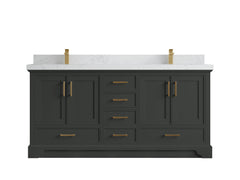 Charlotte 72 in. W x 22 in. D Double Sink Bathroom Vanity - photo 28