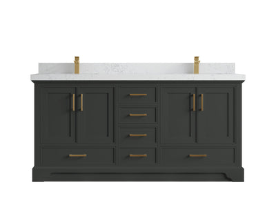 Charlotte 72 in. W x 22 in. D Double Sink Bathroom Vanity