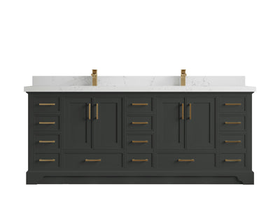 Charlotte 84 in. W x 22 in. D Double Sink Bathroom Vanity