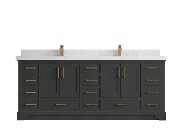 Charlotte 84 in. W x 22 in. D Double Sink Bathroom Vanity - photo 28