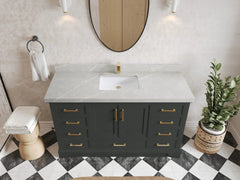 Charlotte 60 in. W x 22 in. D Single Sink Bathroom Vanity - photo 29