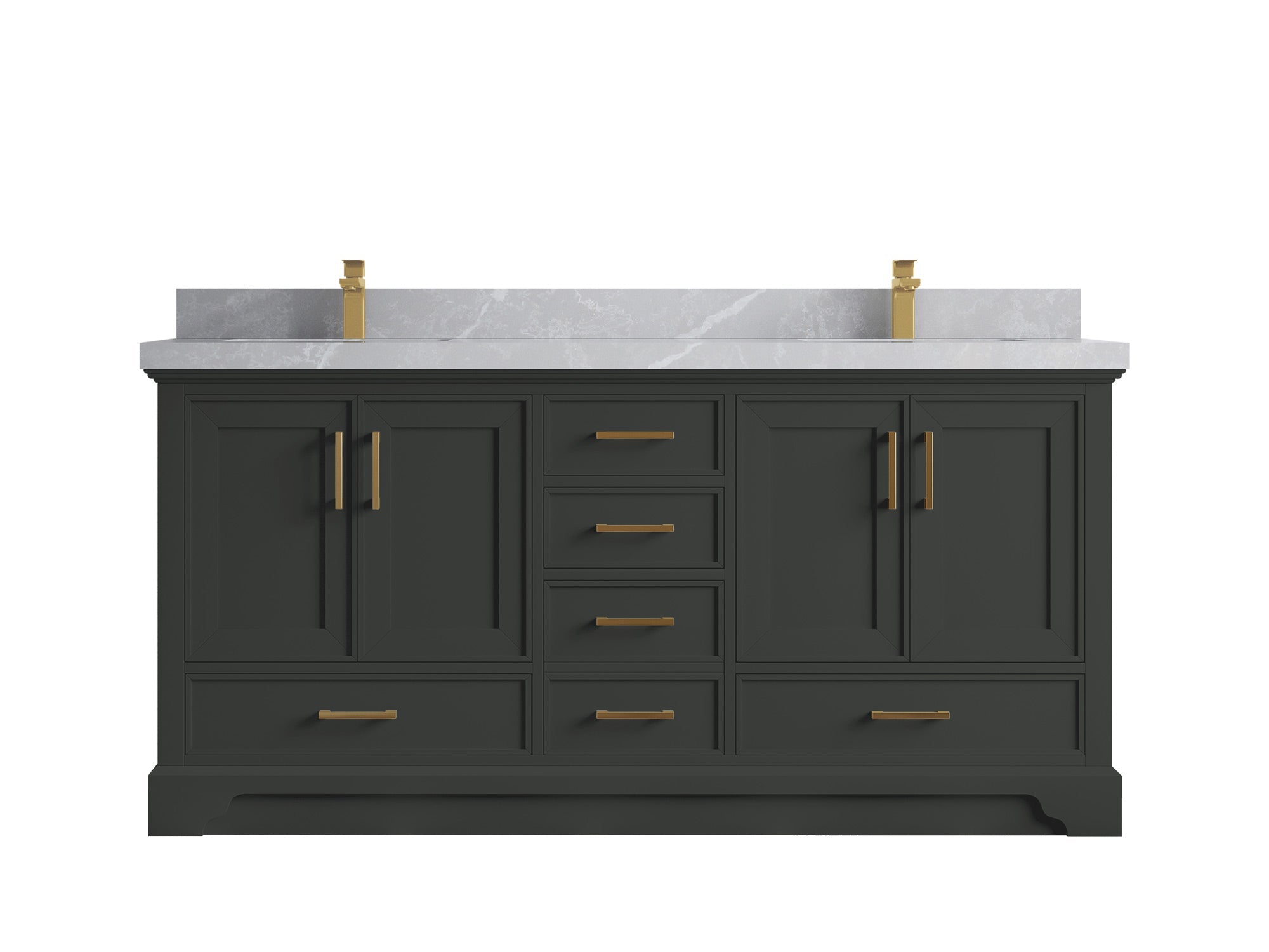 Charlotte 72 in. W x 22 in. D Double Sink Bathroom Vanity