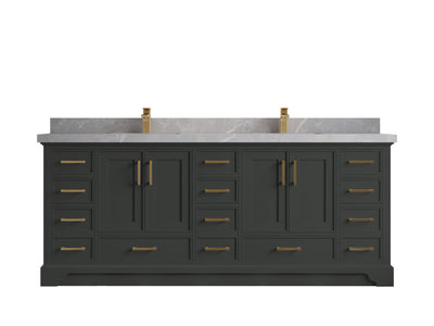 Charlotte 84 in. W x 22 in. D Double Sink Bathroom Vanity