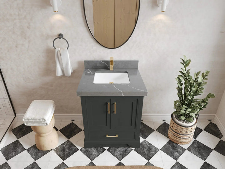 Charlotte 30 in. W x 22 in. D Single Sink Bathroom Vanity - photo 31