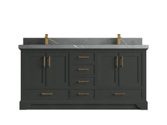 Charlotte 72 in. W x 22 in. D Double Sink Bathroom Vanity - photo 32