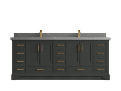 Charlotte 84 in. W x 22 in. D Double Sink Bathroom Vanity - photo 32
