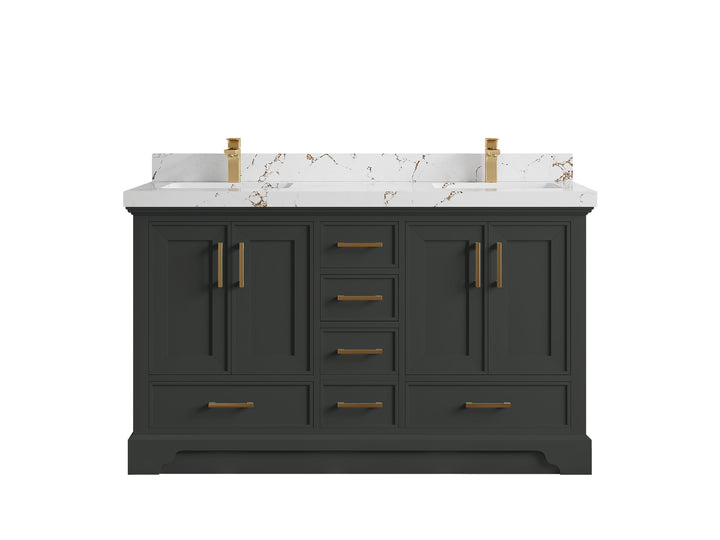Charlotte 60 in. W x 22 in. D Double Sink Bathroom Vanity - photo 34