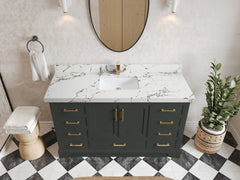 Charlotte 60 in. W x 22 in. D Single Sink Bathroom Vanity - photo 33