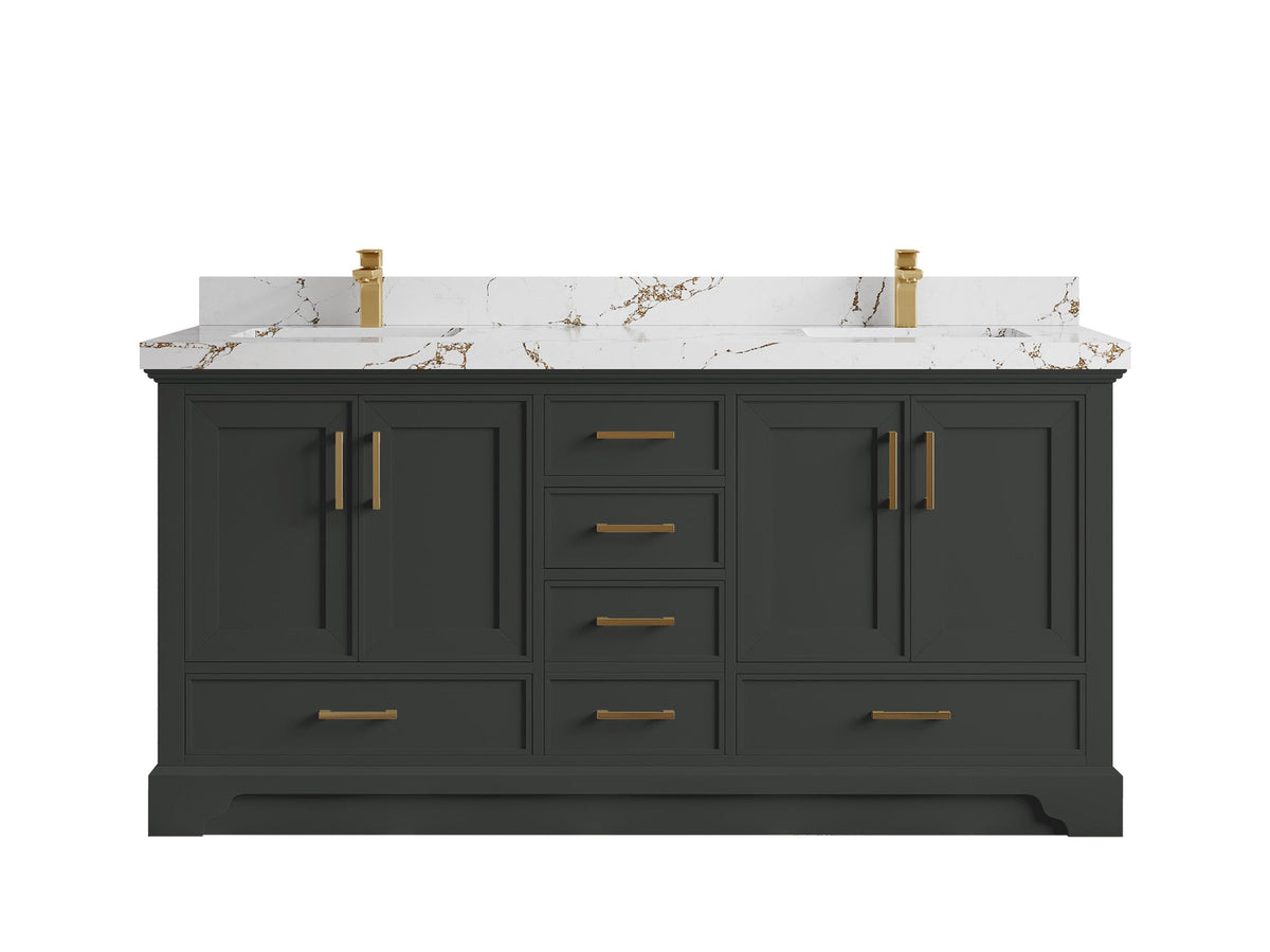 Charlotte 72 in. W x 22 in. D Double Sink Bathroom Vanity