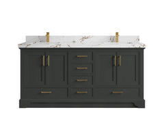 Charlotte 72 in. W x 22 in. D Double Sink Bathroom Vanity - photo 34