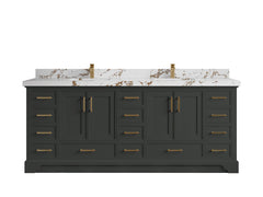 Charlotte 84 in. W x 22 in. D Double Sink Bathroom Vanity - photo 34