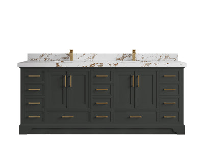 Charlotte 84 in. W x 22 in. D Double Sink Bathroom Vanity