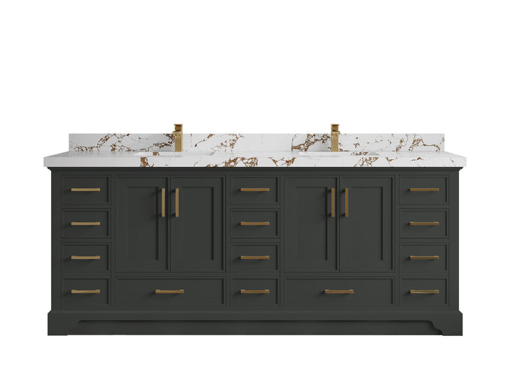 Charlotte 84 in. W x 22 in. D Double Sink Bathroom Vanity - photo 34