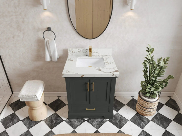 Charlotte 30 in. W x 22 in. D Single Sink Bathroom Vanity - photo 35