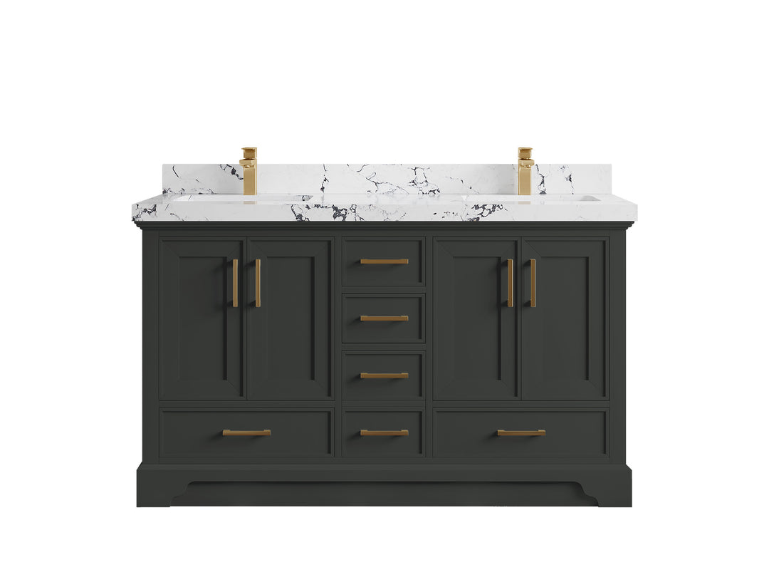 Charlotte 60 in. W x 22 in. D Single Sink Bathroom Vanity