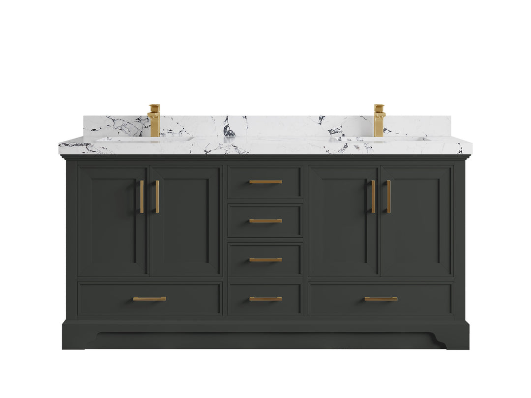 Charlotte 72 in. W x 22 in. D Double Sink Bathroom Vanity