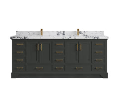 Charlotte 84 in. W x 22 in. D Double Sink Bathroom Vanity - photo 38