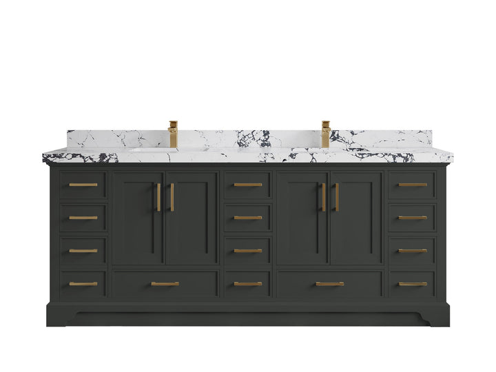 Charlotte 84 in. W x 22 in. D Double Sink Bathroom Vanity - photo 38
