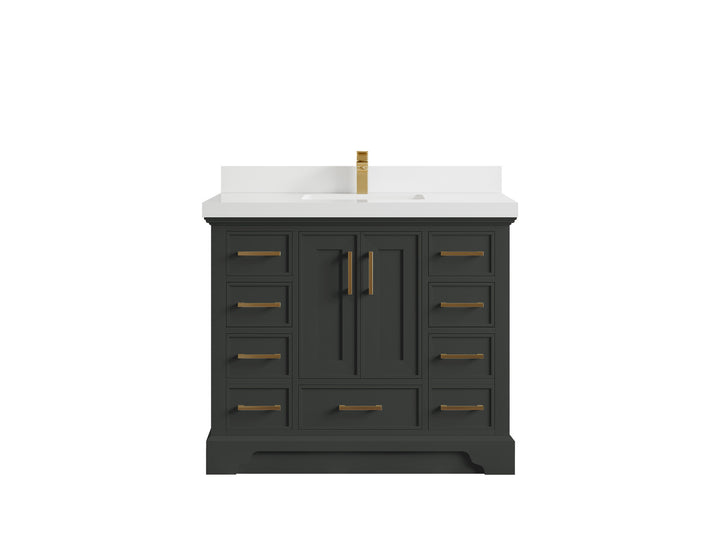 Charlotte 42 in. W x 22 in. D Single Sink Bathroom Vanity - photo 42