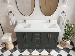 Charlotte 60 in. W x 22 in. D Double Sink Bathroom Vanity - photo 41