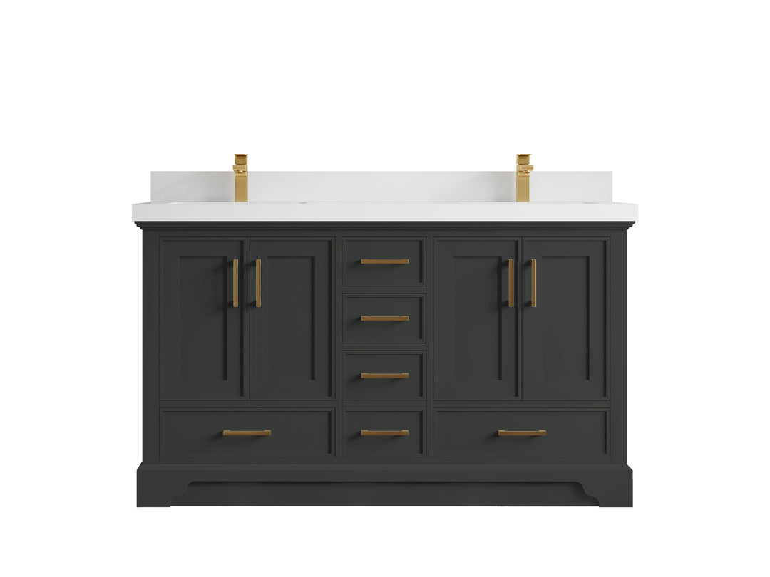 Charlotte 60 in. W x 22 in. D Single Sink Bathroom Vanity