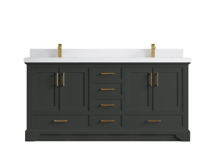 Charlotte 72 in. W x 22 in. D Double Sink Bathroom Vanity - photo 42