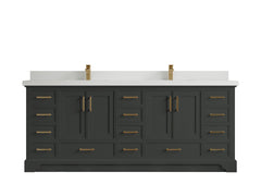 Charlotte 84 in. W x 22 in. D Double Sink Bathroom Vanity - photo 42