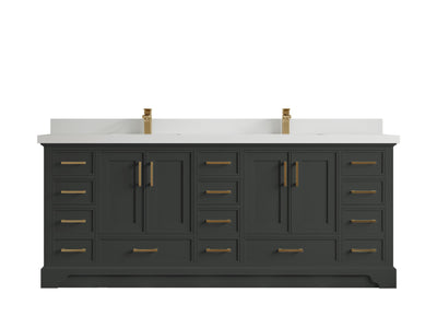Charlotte 84 in. W x 22 in. D Double Sink Bathroom Vanity