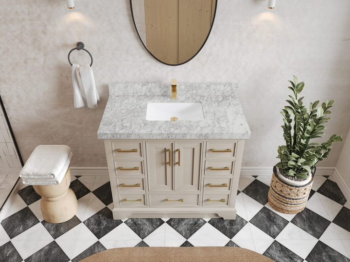 Charlotte 42 in. W x 22 in. D Single Sink Bathroom Vanity - photo 17