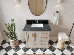 Charlotte 36 in. W x 22 in. D Center Sink Bathroom Vanity - photo 7