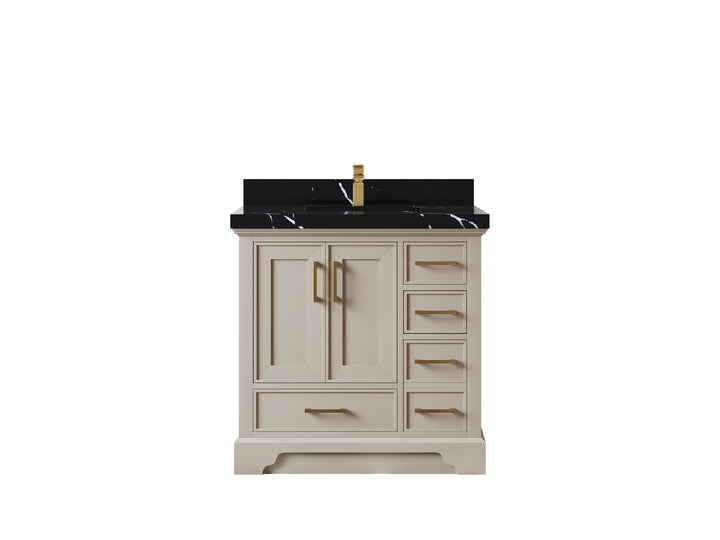 Charlotte 36 in. W x 22 in. D Center Sink Bathroom Vanity - photo 8
