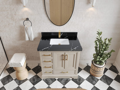 Charlotte 36 in. W x 22 in. D Center Sink Bathroom Vanity