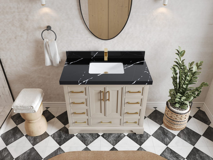 Charlotte 42 in. W x 22 in. D Single Sink Bathroom Vanity - photo 7