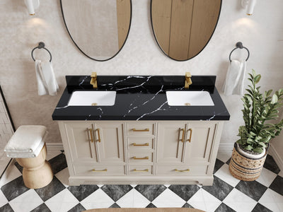 Charlotte 60 in. W x 22 in. D Double Sink Bathroom Vanity