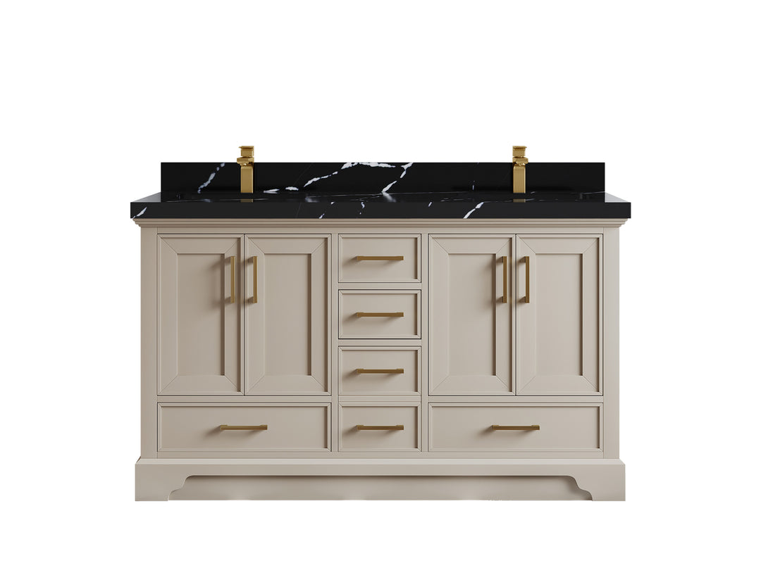 Charlotte 60 in. W x 22 in. D Double Sink Bathroom Vanity