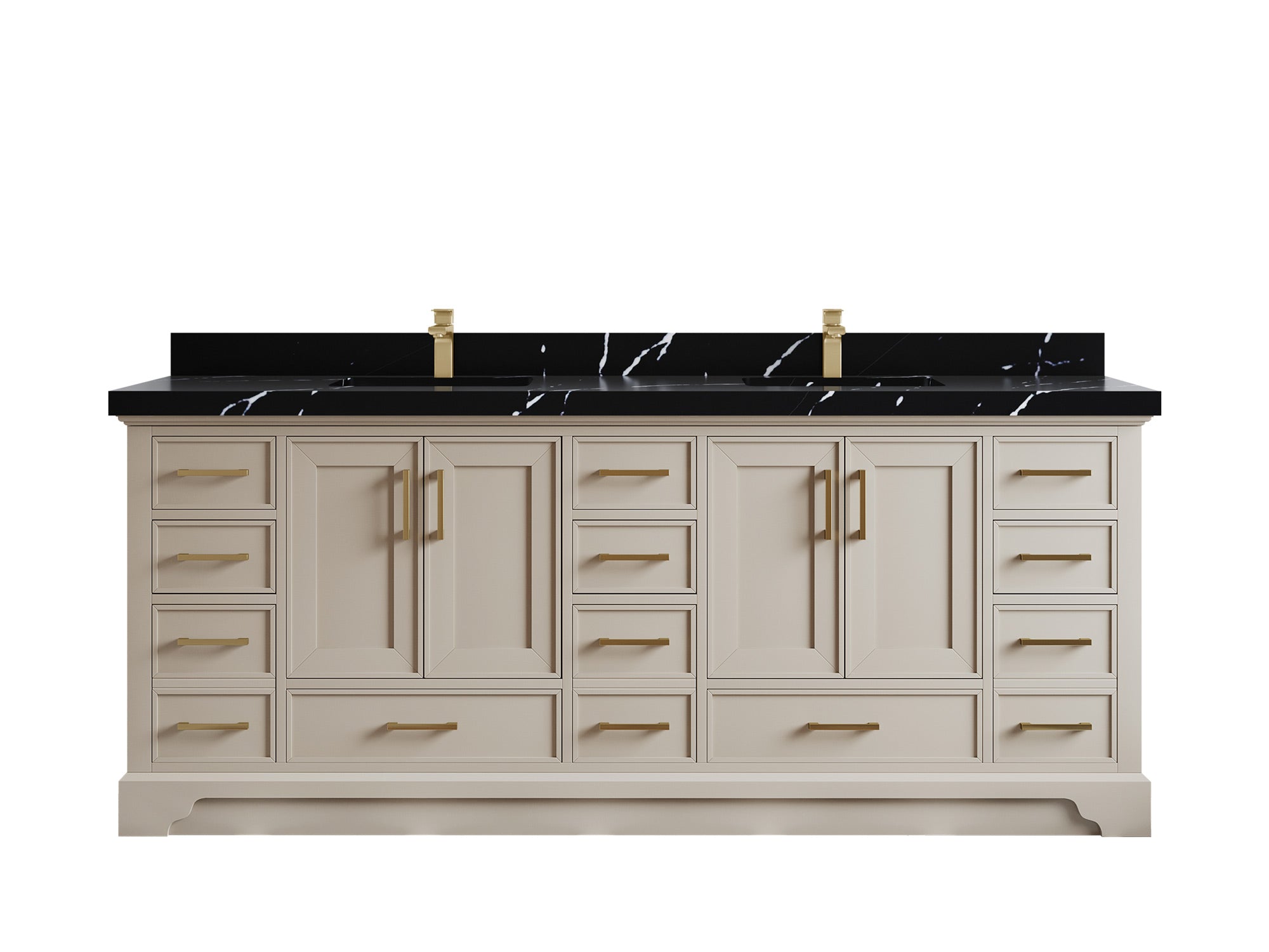 Charlotte 84 in. W x 22 in. D Double Sink Bathroom Vanity