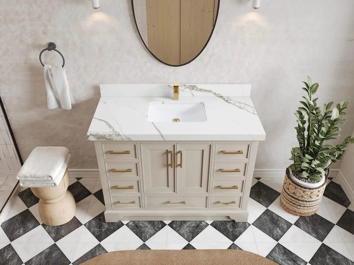 Charlotte 48 in. W x 22 in. D Single Sink Bathroom Vanity - photo 9