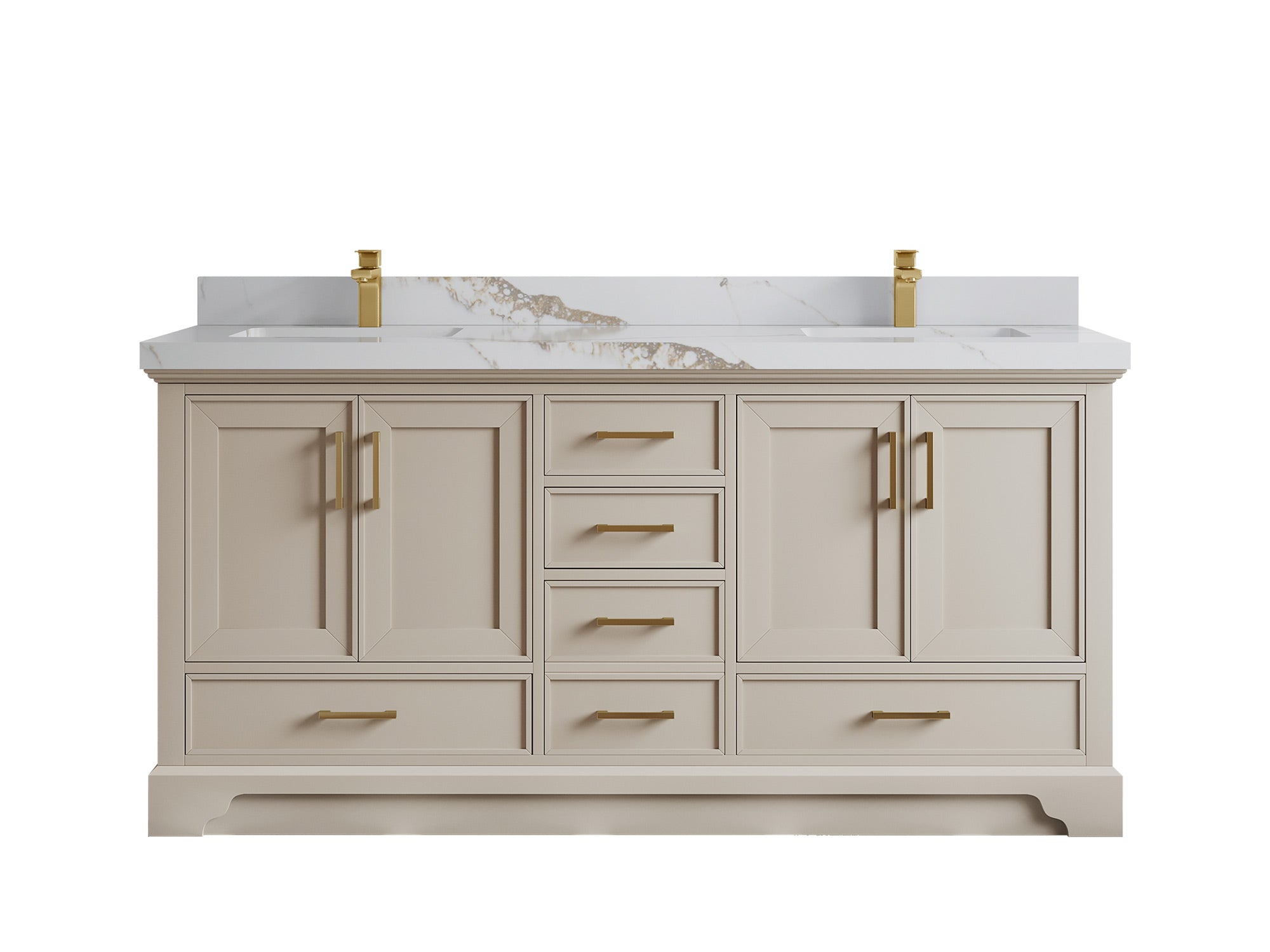 Charlotte 72 in. W x 22 in. D Double Sink Bathroom Vanity