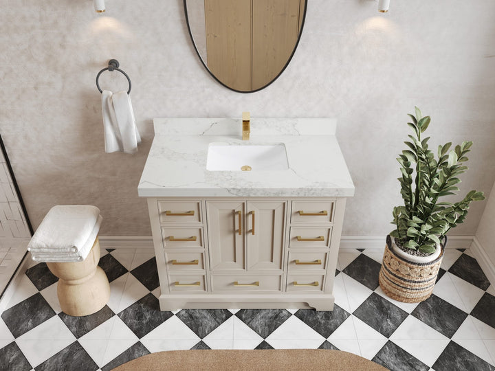 Charlotte 42 in. W x 22 in. D Single Sink Bathroom Vanity - photo 13