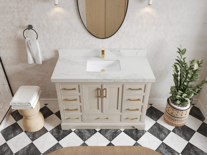 Charlotte 48 in. W x 22 in. D Single Sink Bathroom Vanity - photo 13