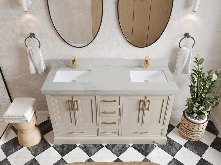 Charlotte 60 in. W x 22 in. D Double Sink Bathroom Vanity - photo 13
