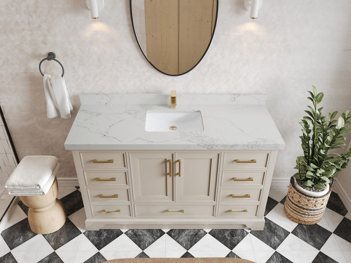 Charlotte 60 in. W x 22 in. D Single Sink Bathroom Vanity - photo 13