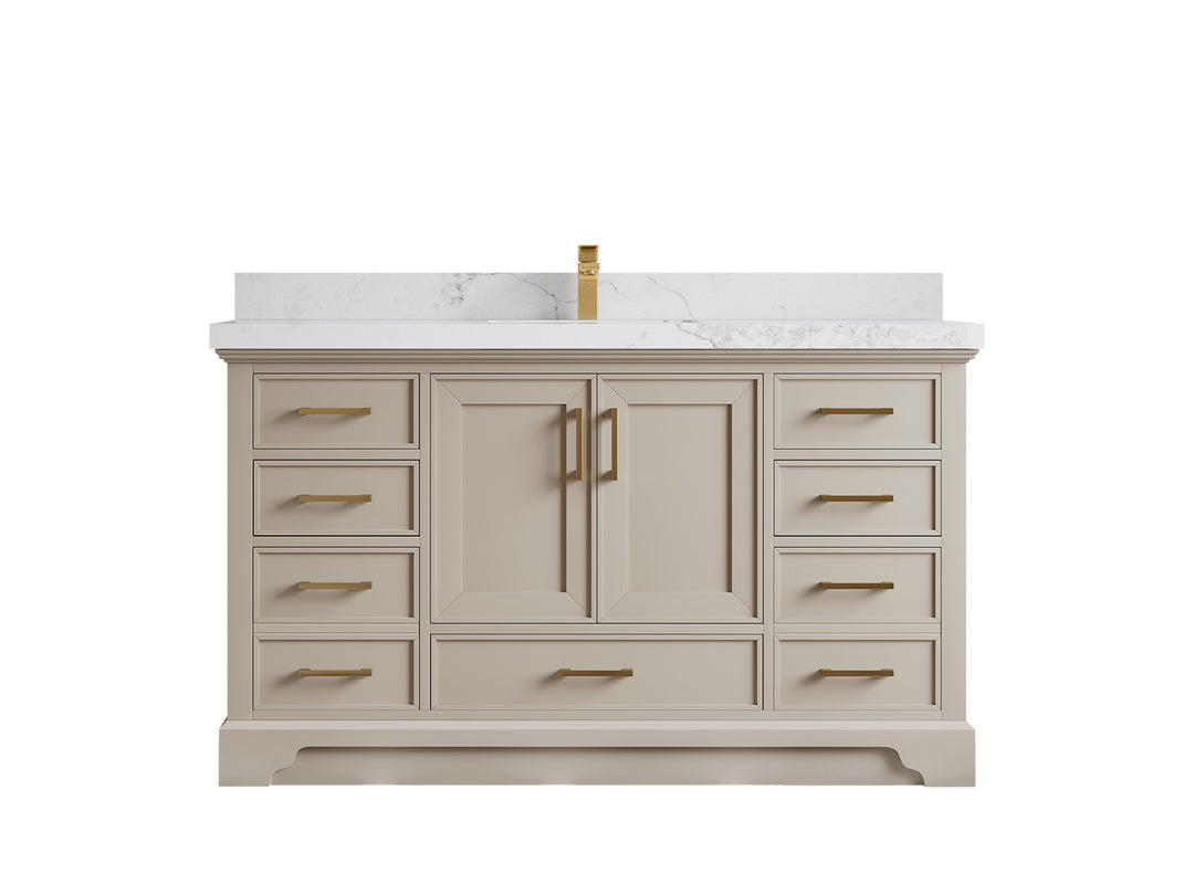 Charlotte 60 in. W x 22 in. D Single Sink Bathroom Vanity