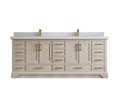 Charlotte 84 in. W x 22 in. D Double Sink Bathroom Vanity