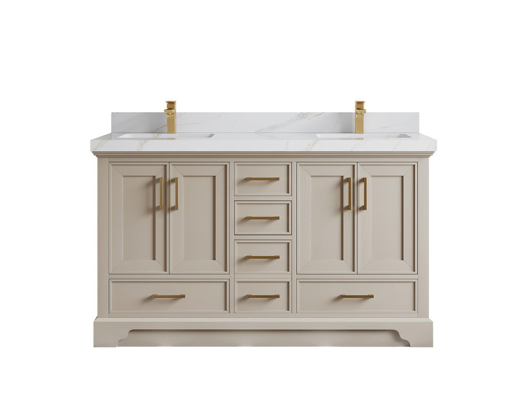 Charlotte 60 in. W x 22 in. D Double Sink Bathroom Vanity