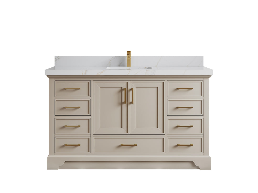 Charlotte 60 in. W x 22 in. D Single Sink Bathroom Vanity