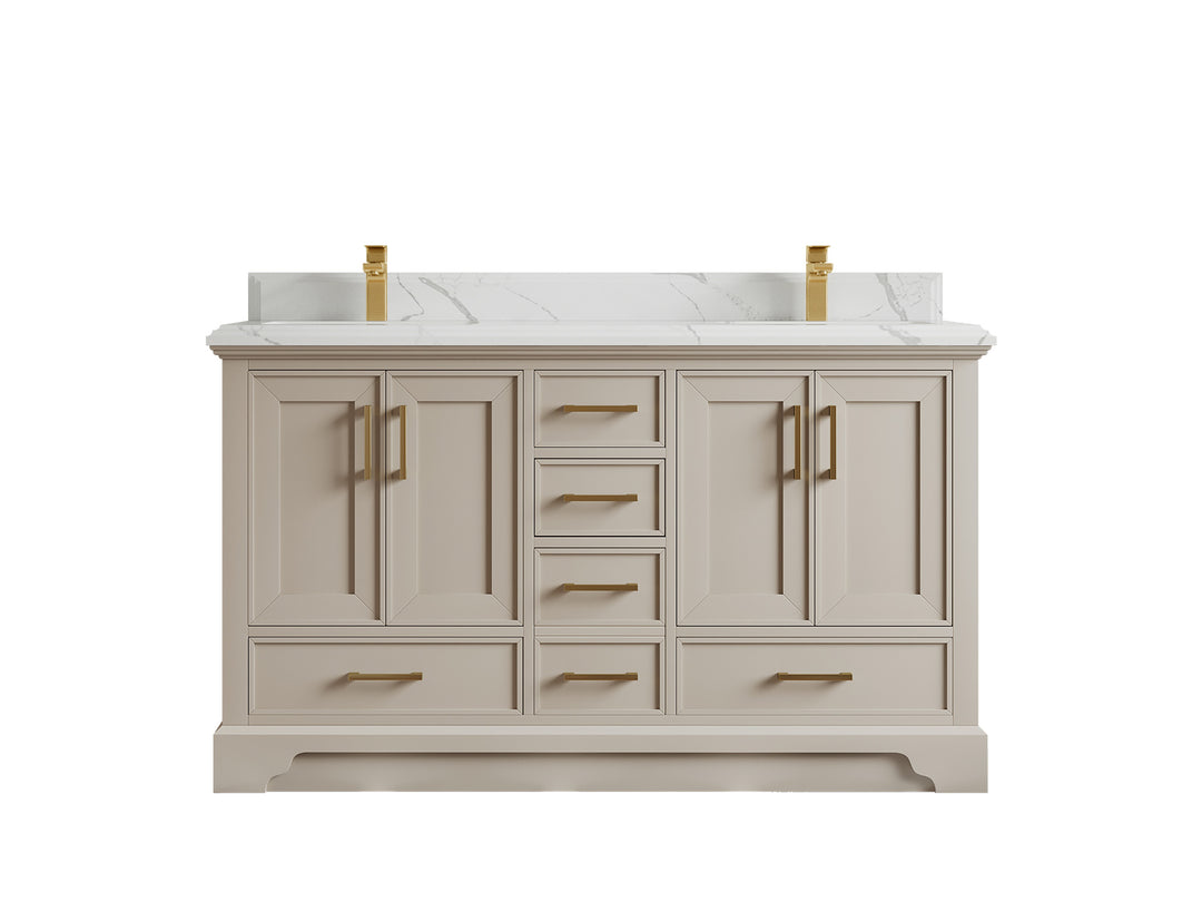 Charlotte 60 in. W x 22 in. D Double Sink Bathroom Vanity