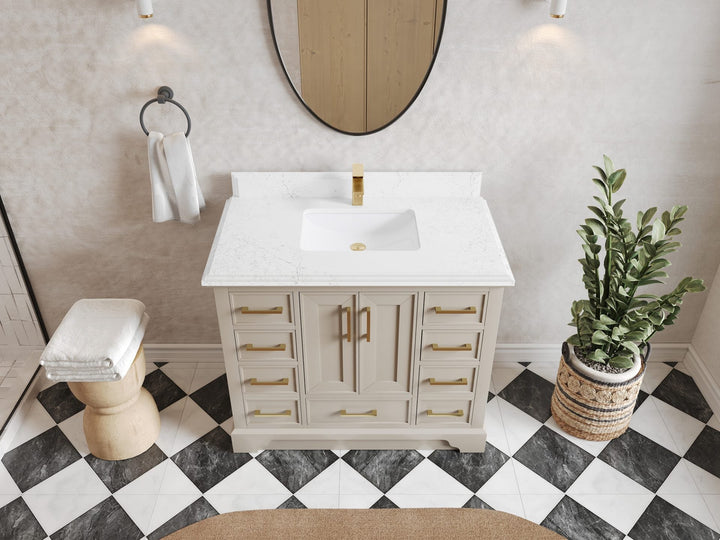 Charlotte 42 in. W x 22 in. D Single Sink Bathroom Vanity - photo 23