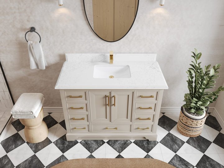 Charlotte 48 in. W x 22 in. D Single Sink Bathroom Vanity - photo 23