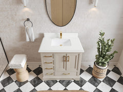 Charlotte 36 in. W x 22 in. D Center Sink Bathroom Vanity - photo 25